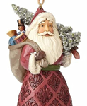 Victorian santa with tree h/o