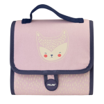 Carrying case with 2 filled pencil cases Berrywood, pink