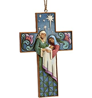 Holy family cross h/o