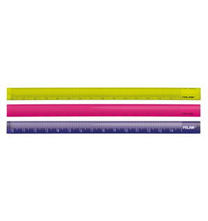 Box 60 colour triangular 15cm rulers  NEW