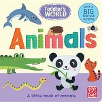 Animals: A little board book of animals with a fold-out surprise