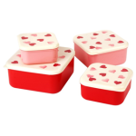 Emma Bridgewater - Set 4 kutijice za grickalice od melamina Roza srca