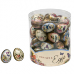 Vintage Egg uskršnji ukras jaje Nostalgija 4 dezena sort kutijica