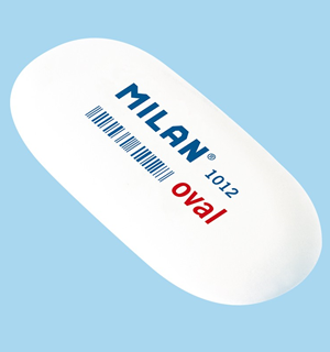 Eraser Oval Shape 1012, Milan