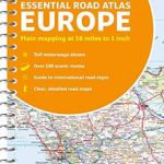 2020 Collins Essential Road Atlas Europe