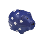 Kasica prasica plava sa zvezdama veća