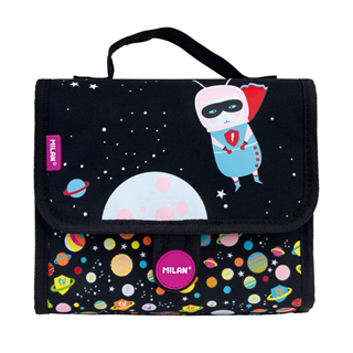 upload202112172109224758.png Carrying case with 2 filled pencil cases Super Heroes Space, pink - Slika 1