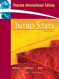 Intro Stats:International Edition 3ed