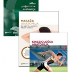 Komplet: Masaža+Kineziološka anatomija+Atlas palpatorne anatomije