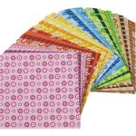 Faltblätter, 15 x 15 cm, 240 Stück in 48 Farben