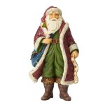 Victorian santa w/satchel h/o