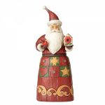 Folklore santa w/birdhouse h/o