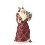 Victorian santa ornament