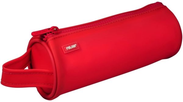 Oval pencil case Matt touch, red 1