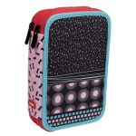 Filled double decker pencil case Super Heroes, pink