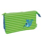 5-Pocket pencil case coconut green