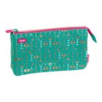5-Pocked pencil case copper 3 green