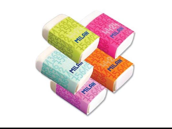 Can 80 soft synthetic rubber eraser (coloured carton sleeved and wrapped) 1