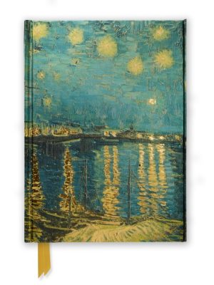Van Gogh: Starry Night Over the Rhone (Foiled Journal)