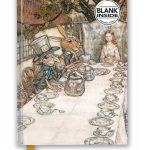Arthur Rackham: Alice in Wonderland Tea Party (Foiled Blank Journ