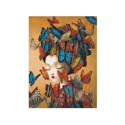 9781439781456 Madame Butterfly, 1000 piece Jigsaw Puzzle : 1000 pieces. Finished puzzle 500x700mm, Boxed 195x195x50mm. - Slika 1