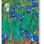 2023 Van Gogh's Irises, Mini, Week-at-a-Time Diary : Hardcover, Horizontal Layout, 100 gsm, elastic closure