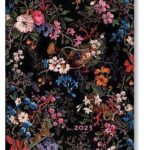 2023 Floralia, Maxi, Week-at-a-Time Vertical Diary : Hardcover, Vertical Layout, 100 gsm, elastic closure