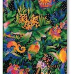 2023 Jungle Song, Midi, Week-at-a-Time Flexi Diary : Softcover, flexi binding, Horizontal Layout, 100 gsm, no closure