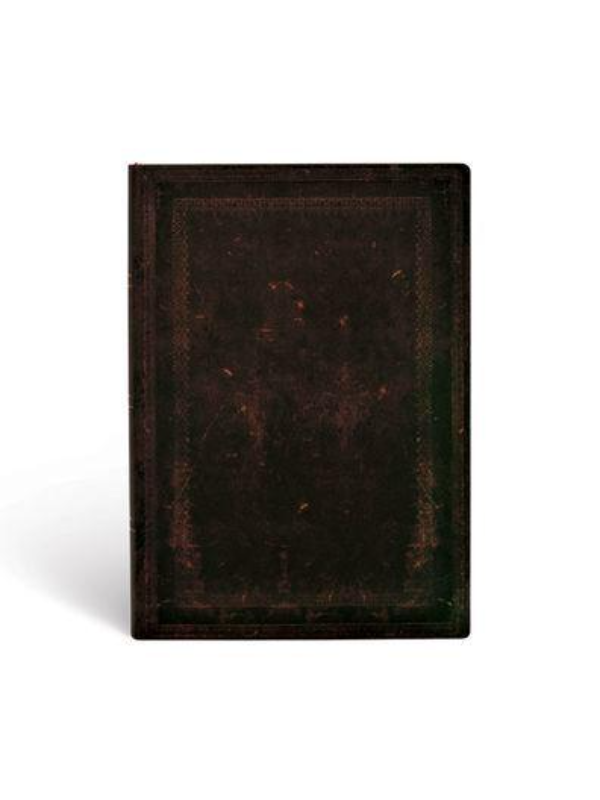 9781439728420 Notes Black Moroccan Bold ,Old Leather , Midi ,linije - Slika 1