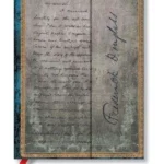 Frederick Douglass, Letter for Civil Rights, Midi Lined Journal : Hardcover, Wrap Closure, 120 gsm, ribbon marker, memento pouch