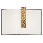 The Chanin Spiral Bookmark : Double sided Bookmark, textured, rounded edges