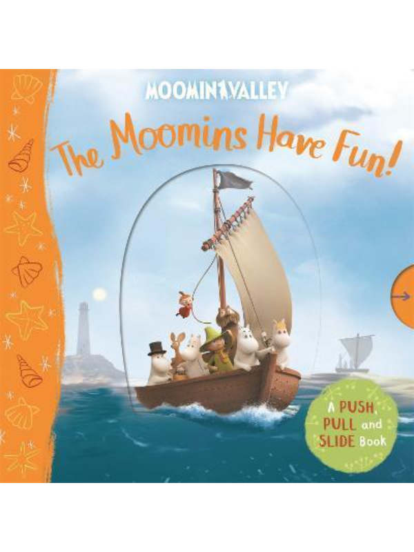 9781529054132 The Moomins Have Fun! A Push, Pull and Slide Book - Slika 1