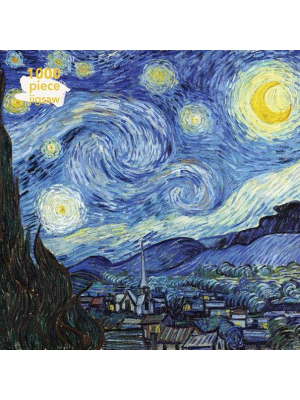9781786644893 Puzzle Van Gogh: Starry Night : 1000 delova - Slika 1