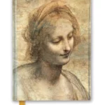 Leonardo Da Vinci: Detail of The Head of the Virgin (Foiled Journal)