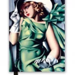 Tamara De Lempicka: Young Lady With Gloves, 1930 (Foiled Journal)