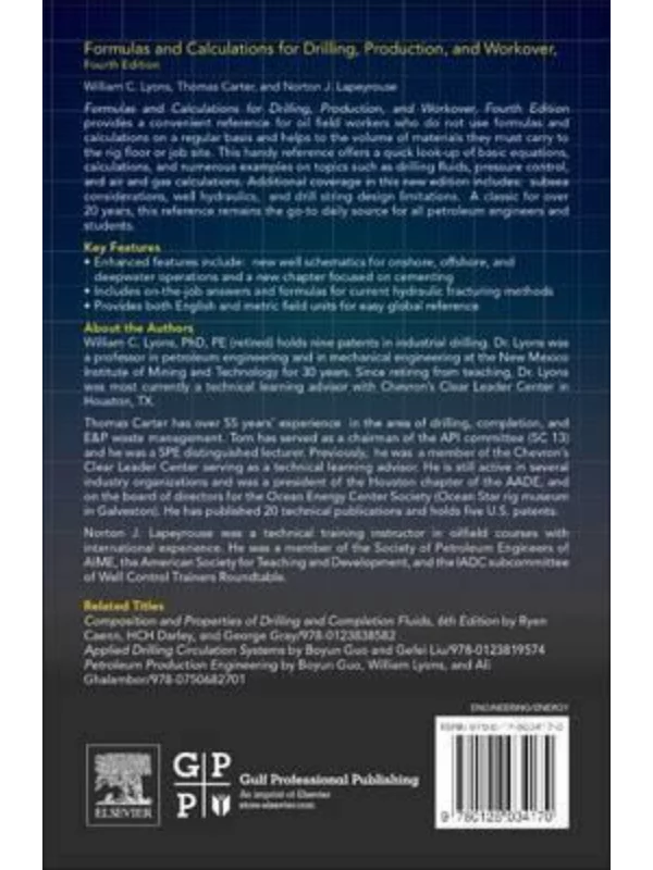 Formulas and Calculations for Drilling, Production, and Workover, All the Formulas You Need to Solve Drilling and Production Problems 1