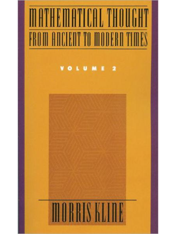 9780195061369 Mathematical Thought from Ancient to Modern Times, Volume 2 (Revised) ( Mathematical Thought from Ancient to Modern Times #02 ) (1ST ed.) - Slika 1