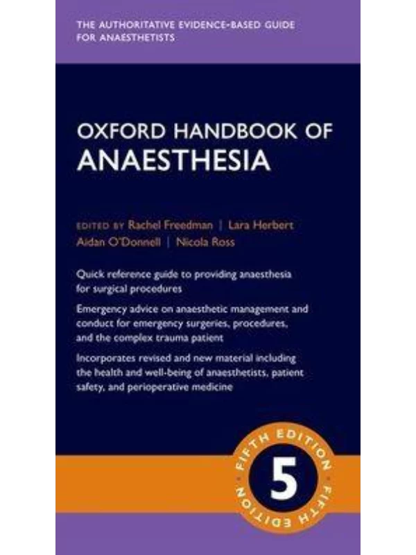 Oxford Handbook of AnaesthesiaFifth Edition - Image 1