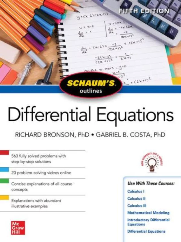 Schaums Outline Of Differential Equations 5E 1