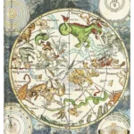 Notes - Celestial Planisphere Midi Linije