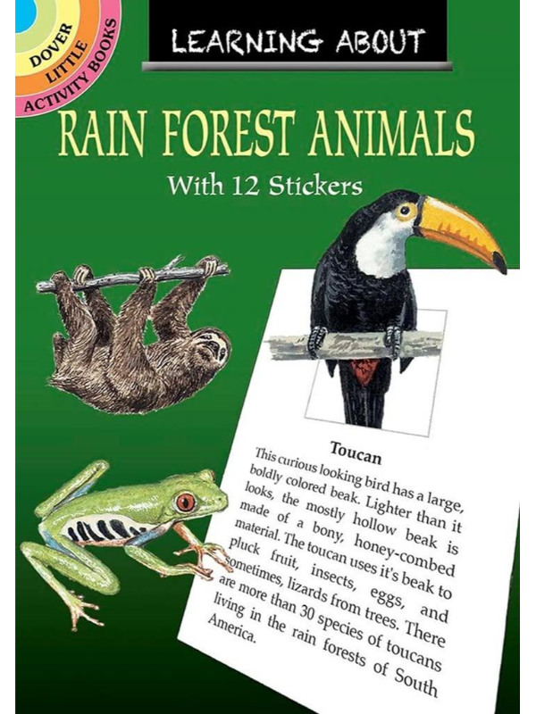 9780486845869 Learning About Rain Forest Animals - Slika 1