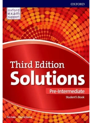 Solutions Pre-Intermediate 3rd Edition - udžbenik za prvi razred srednje škole 1