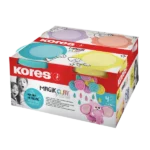 GLINA Magik Pastel, materijal za modeliranje, suši se na vazduhu, 4/1 mix boja u posudama od 40g, pakovano u kutiji