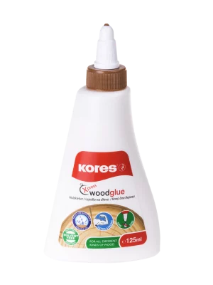 Lepak za drvo od 125 ml, sa dozatorom braon boje na poklopcu, pakovanje u kutiji