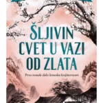 Šljivin cvet u vazi od zlata