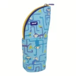 08146TNG Standing pencil case Tangled Monkeys, blue