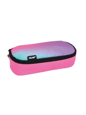081130SN1P Oval pencil case Sunset, pink
