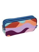 081135FN 3-zip pencil case The Fun series, multicolour