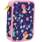 081264FR Filled double decker pencil case Fairy Tale special series, lilac