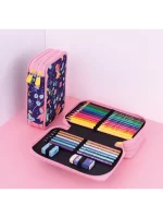 081264FR Filled double decker pencil case Fairy Tale special series, lilac - Image 3